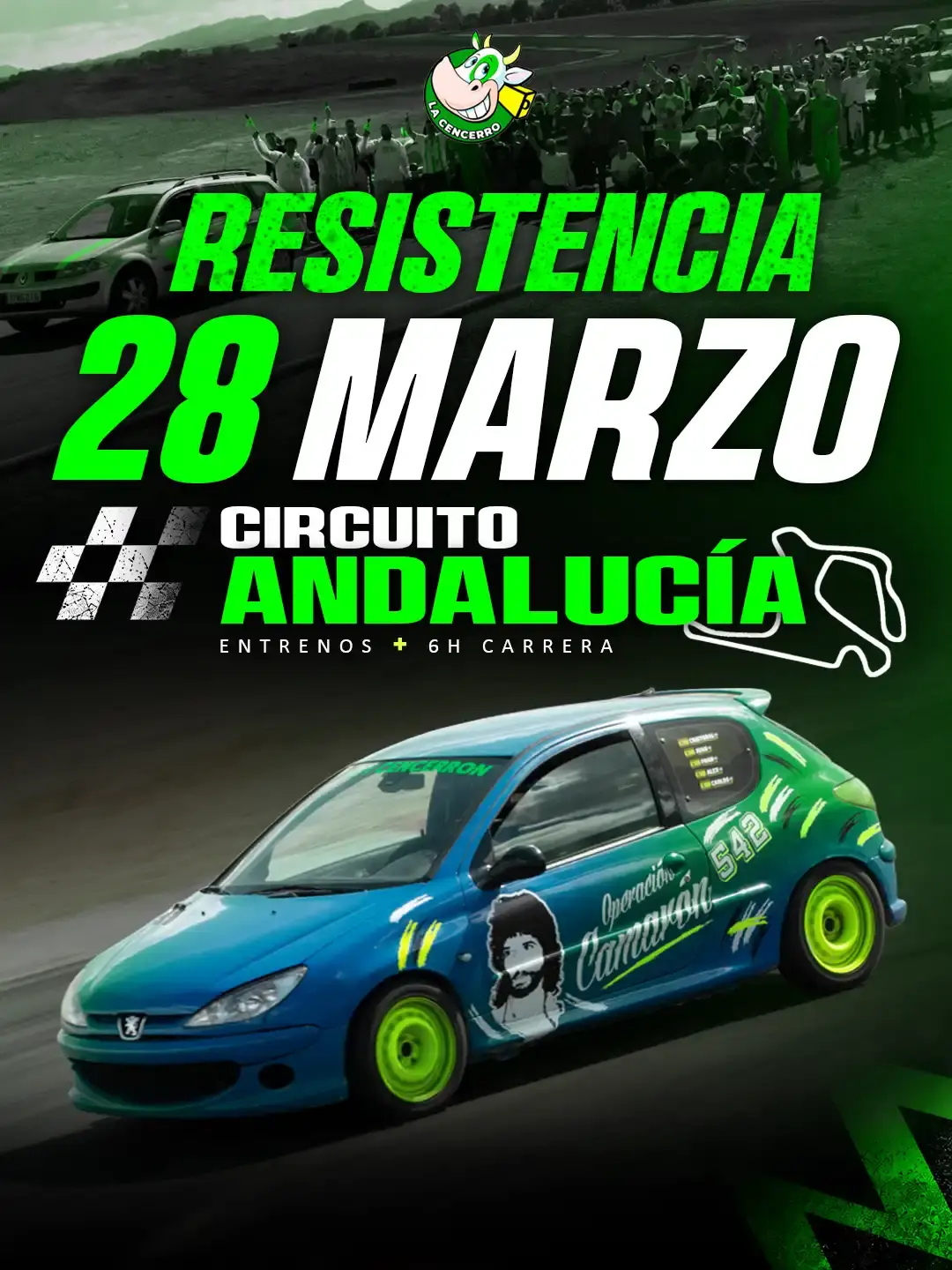 Cartel de La Cencerro en Circuito Andalucía, 28 marzo 2027